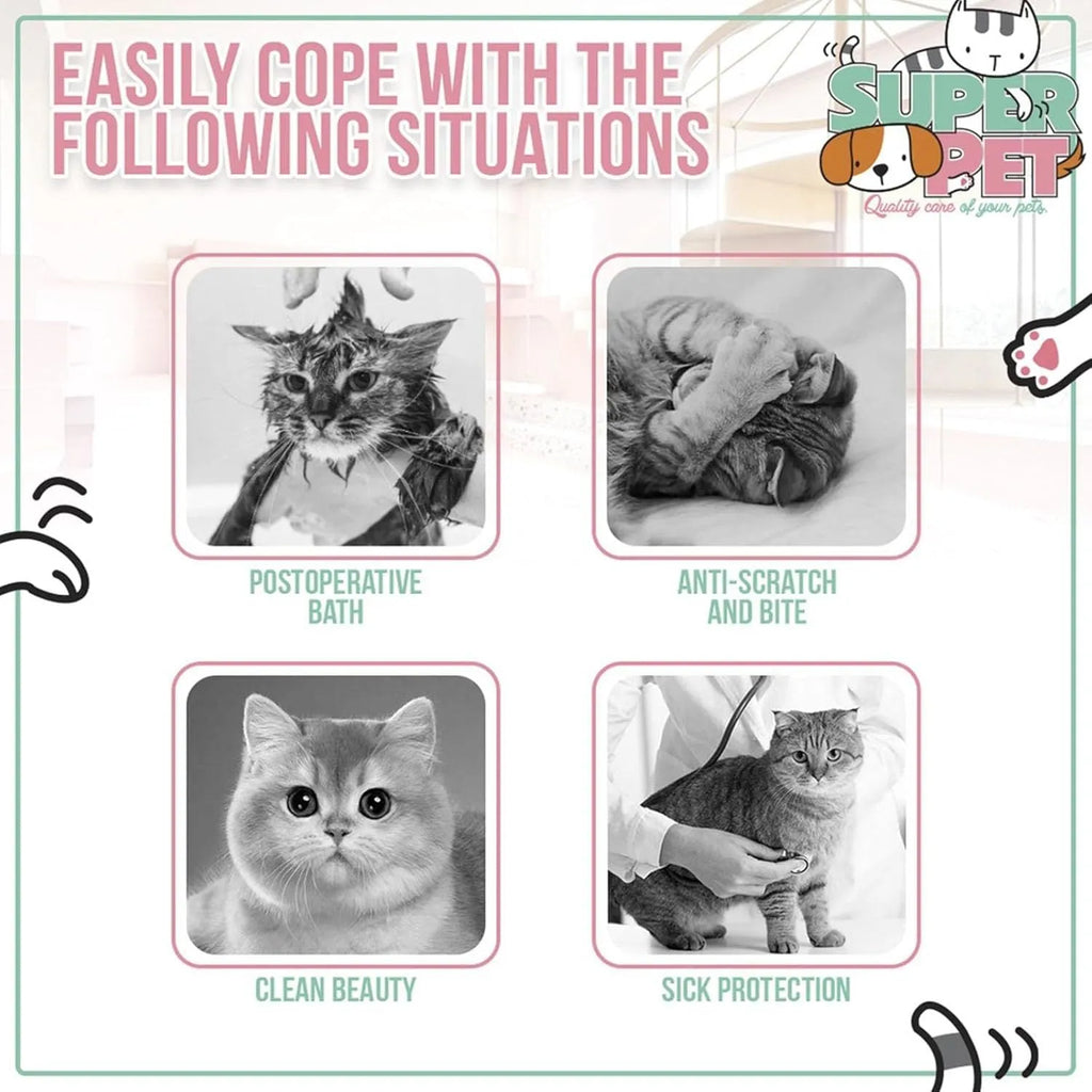 Soft bee design cat cone collar with velcro closure in adjustable sizes
