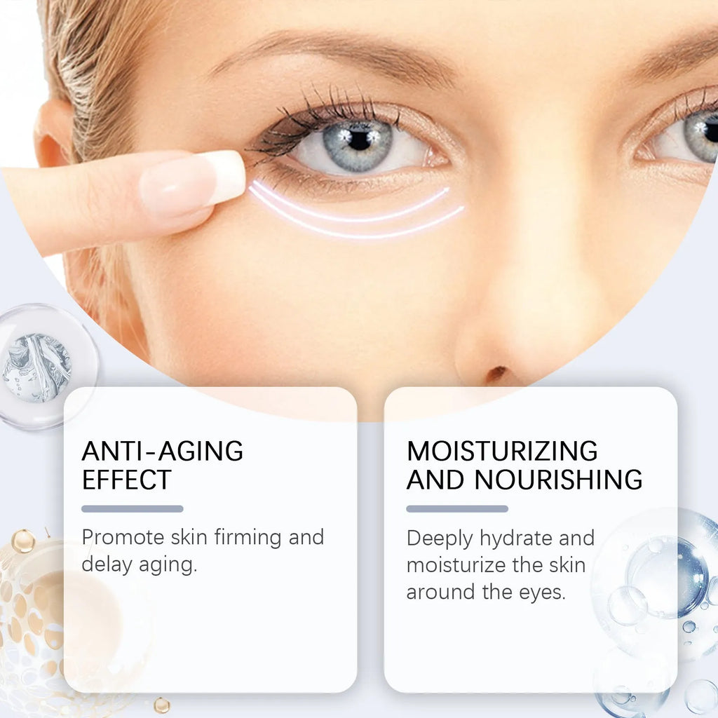 Retinol eye cream in 12.1cm tube with 20g net content for eye area moisturising