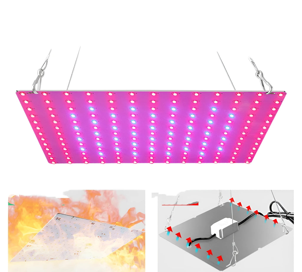 D section aluminium plant growing light with hook for indoor fruits and vegetables