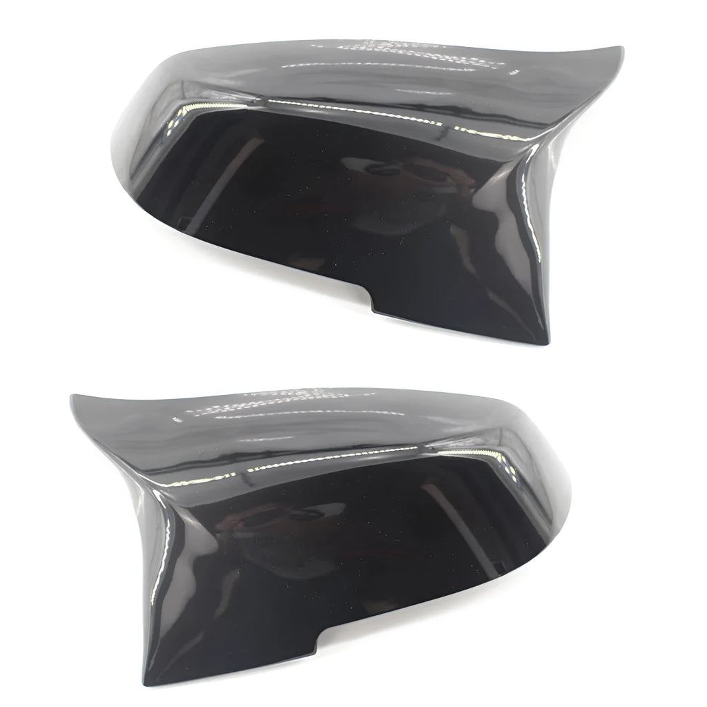 BMW 3 Series 4 Series modified horn rear-view mirror shells in paint bright black finish