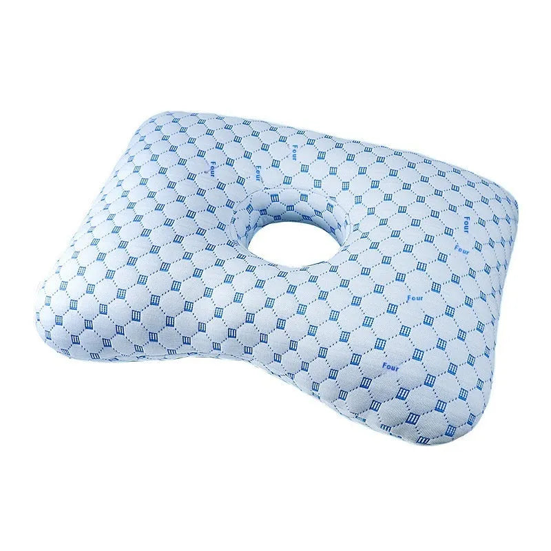 Beauty salon single hole ear pillow with polyester fibre filling in new Chinese style, 39cm by 28cm dimensions