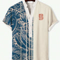 Short sleeve t-shirt with a digital animal print design, available in multiple colours and sizes up to 5XL.