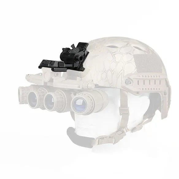 Dark earth coloured metal alloy L4 G24 night vision helmet mount with OPS-Core breakaway base
