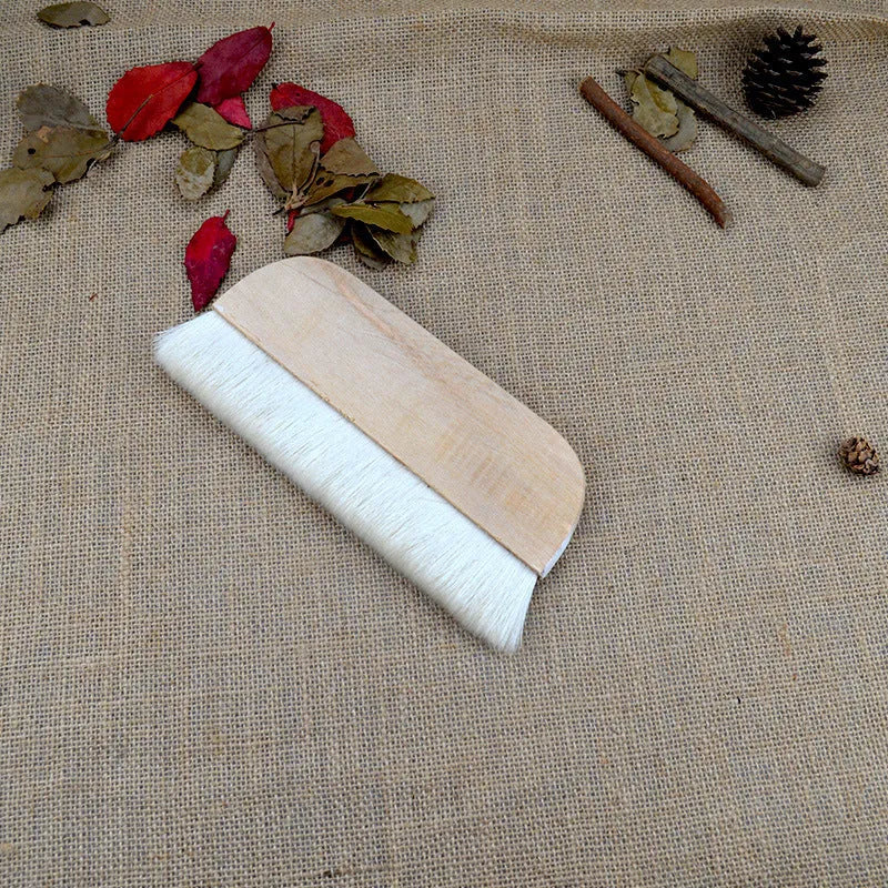 Wool art brush for mounting paste and board shading in picture colour