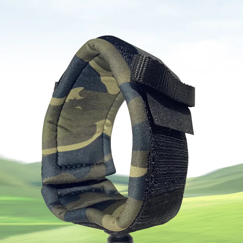 High elastic surfboard hand holding rope showing flexible construction for board transport