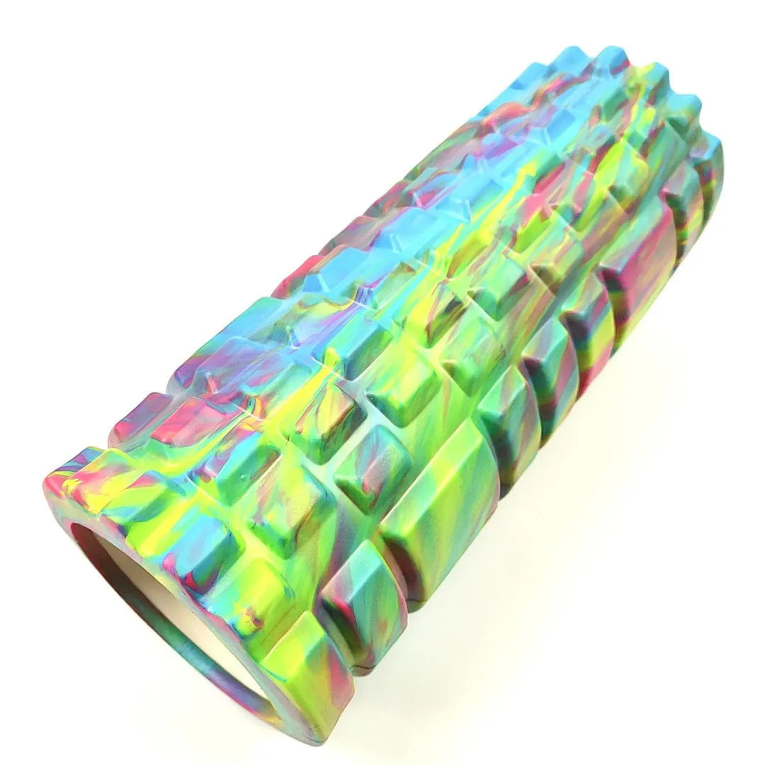33cm camouflage pattern EVA foam roller in blue green yellow colour option