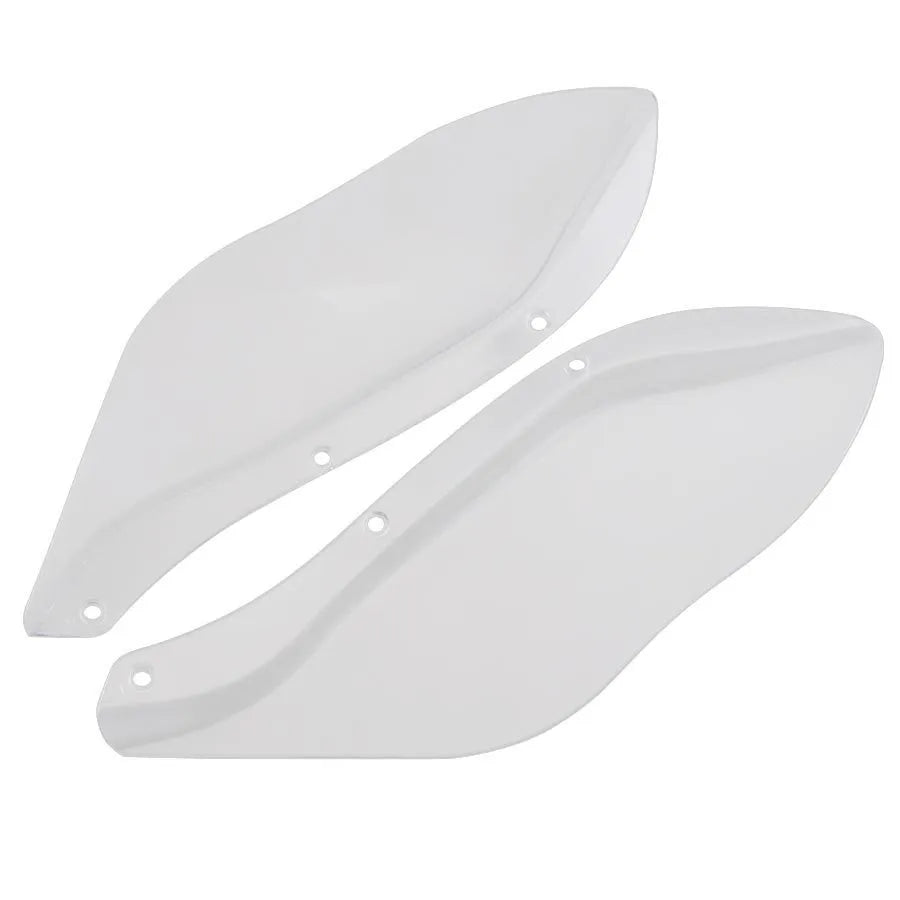 Harley-Davidson motorcycle black and transparent side wing head cover panels