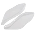 Harley-Davidson motorcycle black and transparent side wing head cover panels