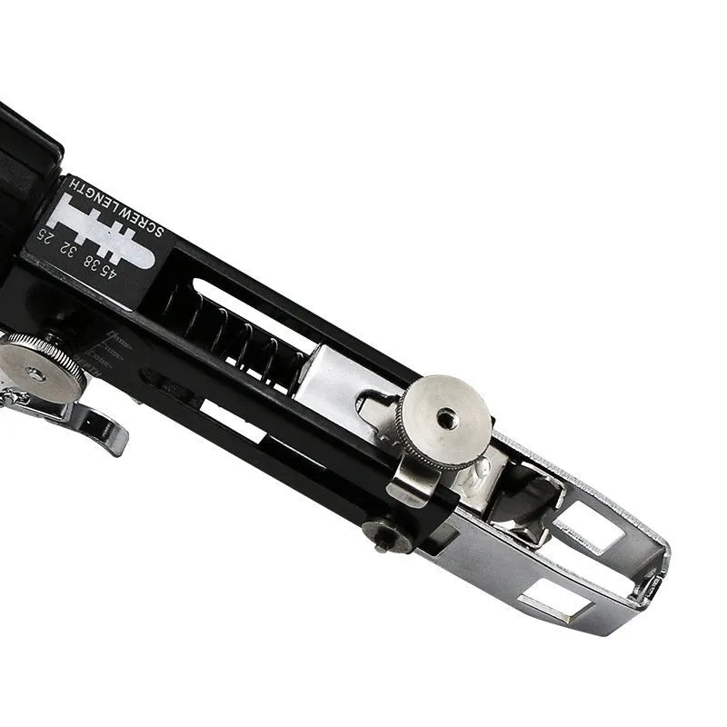 Chain screw gun head electric screwdriver with automatic nail gun function and attachments