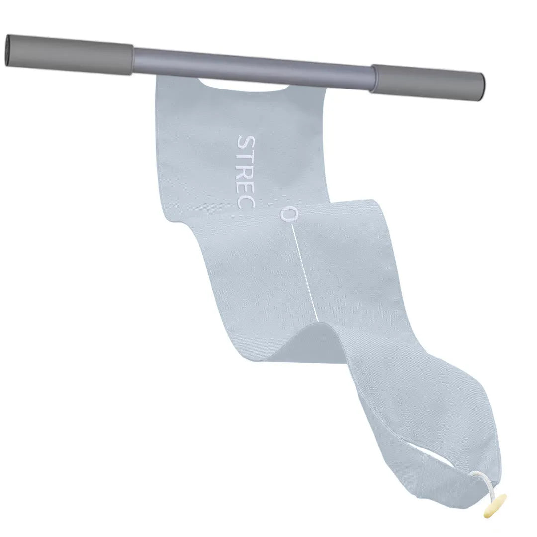 Yoga multi-function stretching tool in grey or pink colour for fitness flexibility training