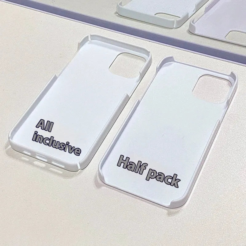 Rabbit Chinese ink ins art film phone case for iPhone with glossy or frosted finish and M61 pattern