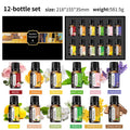 Boxed set of water-soluble aromatherapy essential oils for diffuser use