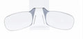 Unisex legless nose clip reading glasses attached to mobile phone, with ultra-thin case, six frame colours available