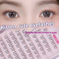 Kitten's Paw Lower Eyelashes with 12 row segmented design and pointed tail style