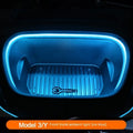 Tesla Model 3/Y centre console backup box LED atmosphere light kit in silicone housing