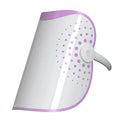 White and purple photon beauty mask IPL device with plug-in power for home colour light therapy