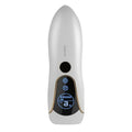 Freezing point hair removal device in sundial design available in white, green or pink colours