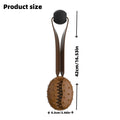 Coffee bean shaped TPR dog toy with rope knot for tooth cleaning