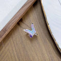 Adjustable copper insect motif ring with oil-drip finish in three colour options