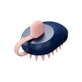Silicone pet hair remover comb with ABS handle in choice of colours for dog grooming