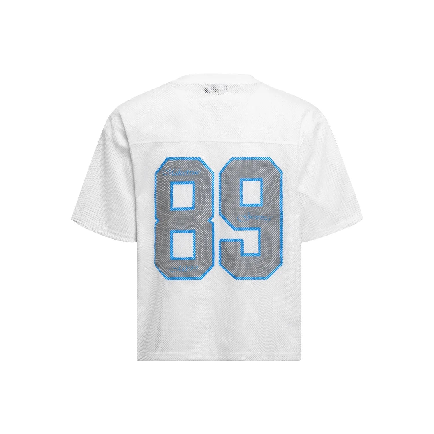 Men's loose-fitting casual t-shirt with alphanumeric printing design in black or white colours