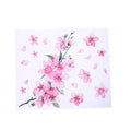 Cherry blossom flower pattern car sticker in two size options on PVC vinyl.