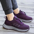 Mesh slip-on casual shoes with elastic band closure in multiple colour options