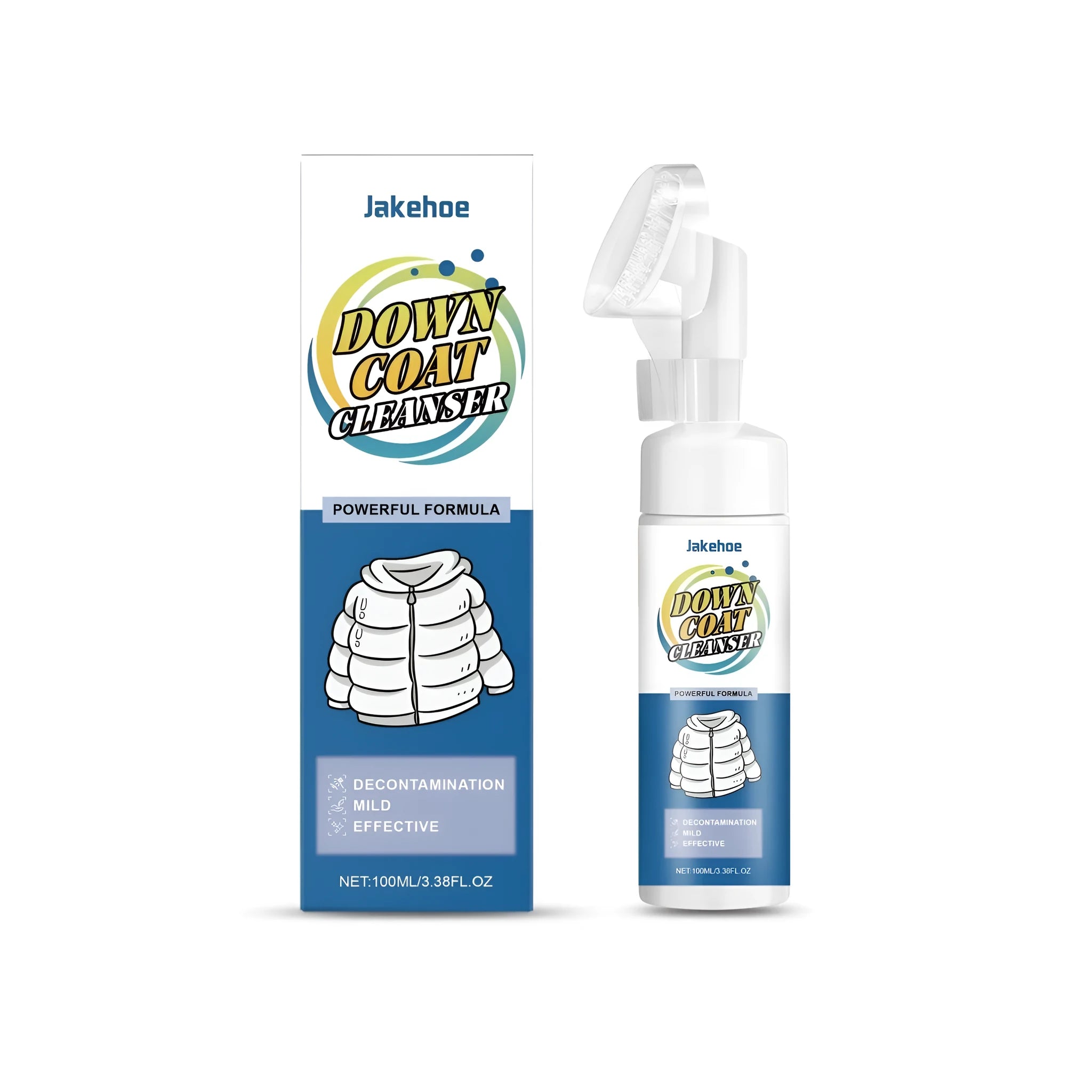 100ml bottle of down jacket and coat cleaner liquid.