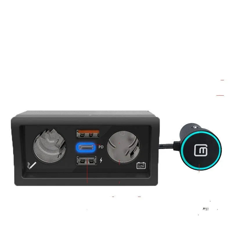 Lavida car charger with QC3.0 fast charge for cigarette lighter socket installation