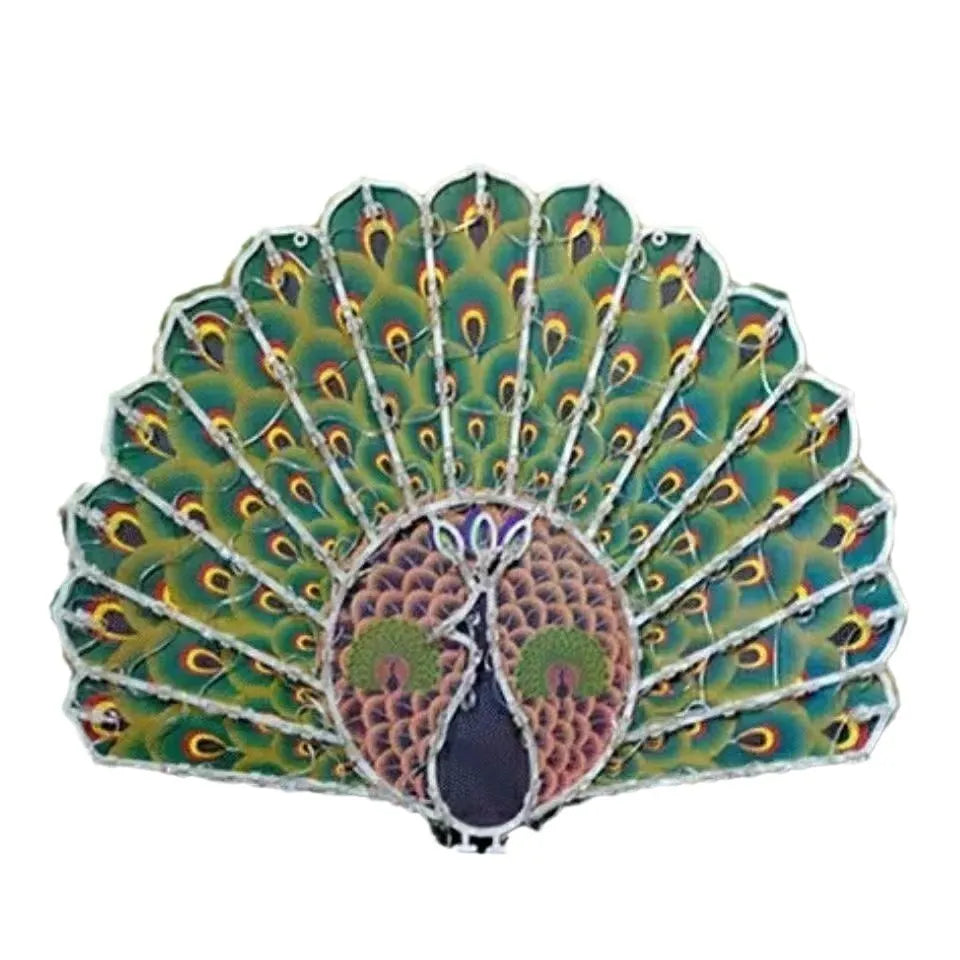 Outdoor Christmas decorative string lights with peacock, love, sunflower and star shapes