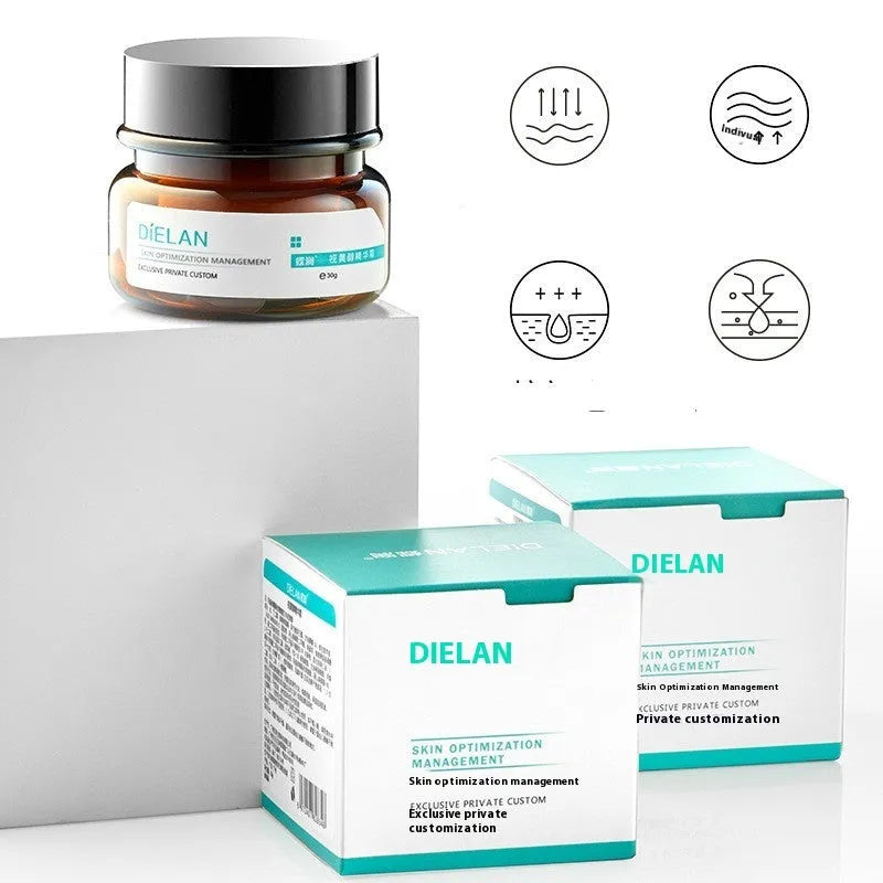 Retinol Cream anti-ageing face moisturiser 30ml pot with squalane and sodium hyaluronate for normal oily dry combination skin