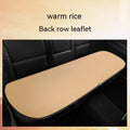 Auto heating cushion for car seats in beige, black, or coffee brown colours