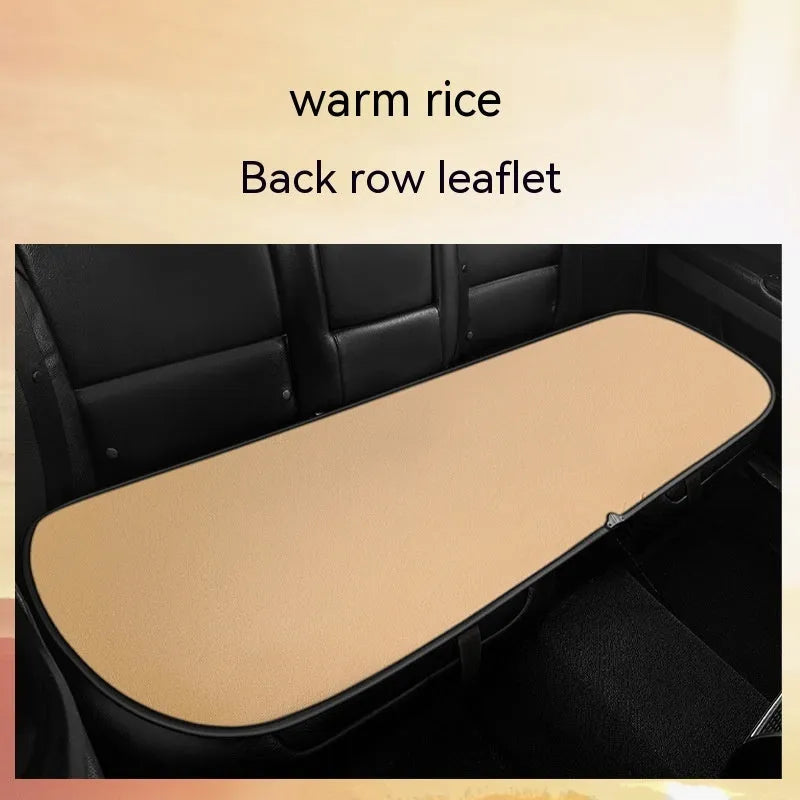 Auto heating cushion for car seats in beige, black, or coffee brown colours