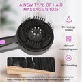 USB electric head massager comb with 2-gear vibration control in black gray and red colors