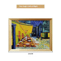 DIY filled oil painting kit with epoxy pottery canvas showing Van Gogh's Sunflowers artwork reproduction