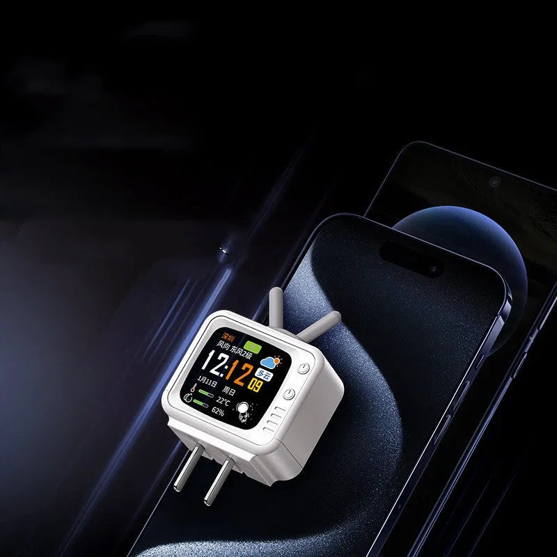White 35W fast charging plug with type-C interface for mobile phones and tablets