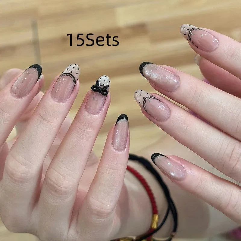 Bulk pack of short square fake press on nails for children in assorted colours.
