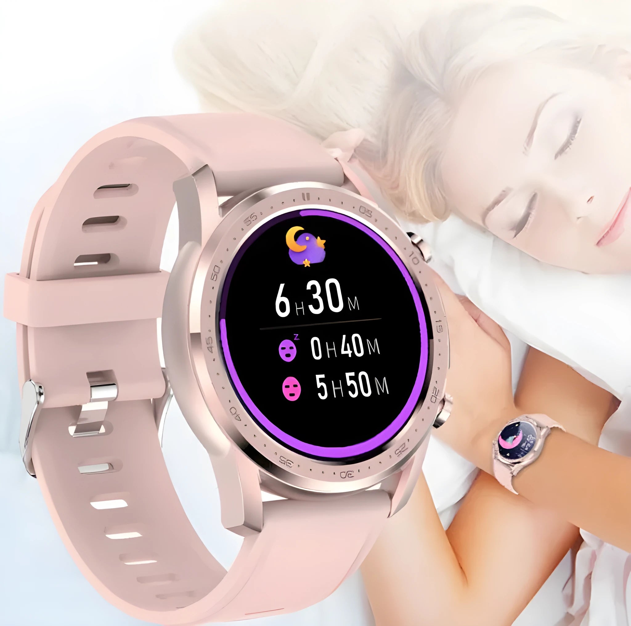 Youth2 smart bracelet with body temperature display on a 1.3-inch screen