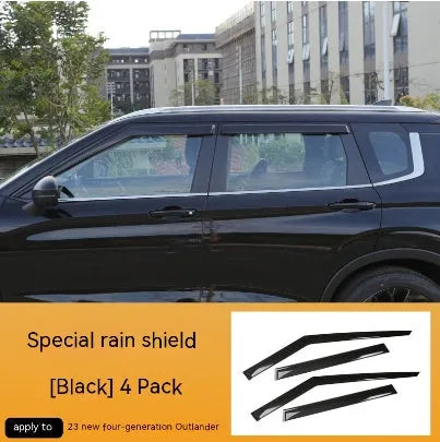 2023 Mitsubishi Outlander window deflectors in engineering plastic