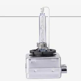 Automotive Xenon bulb lens lamp with aluminium alloy shell showing D1S and D1R specifications