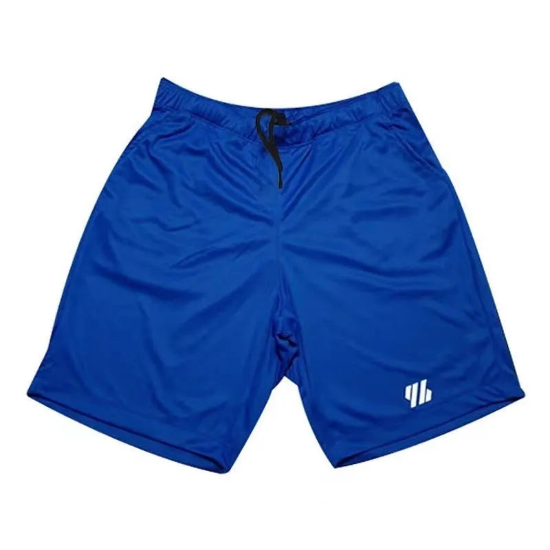 Men's loose-fit metal silk sports shorts in army green colour for summer running