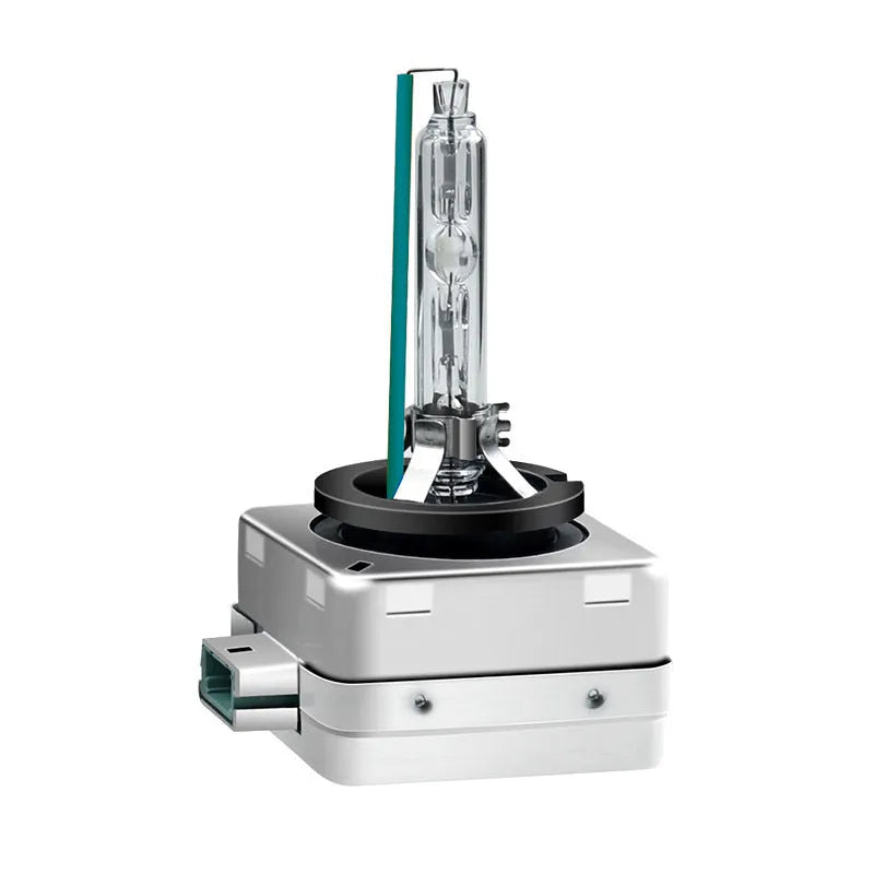 Automotive Xenon bulb lens lamp with aluminium alloy shell showing D1S and D1R specifications