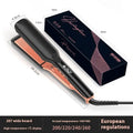Hair straightener with negative ion technology and temperature display