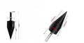 Hexagonal metal firewood splitting drill bit with conical tip, shown in 32mm and 42mm sizes for hand electric drills.
