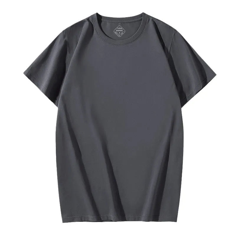 Solona Ice Silk cotton blend short sleeve t-shirt in loose fit, available in multiple colours for summer