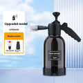 Black 2L foam watering can handheld sprayer with switch lock and aluminium oxide tie rod