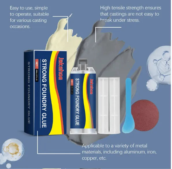 85ml metal repair sealant kit for steel copper aluminium with epoxy glue and tools