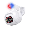 Smart colour night vision security camera with wall mount bracket and 4MP H265 resolution