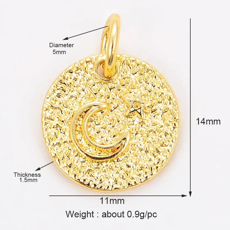 Micro-inlaid mini pendant with synthetic cubic zirconia and rhinestone in bee style on white background