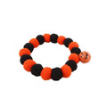 Halloween pumpkin design pet collar for cats and dogs with adjustable sizing